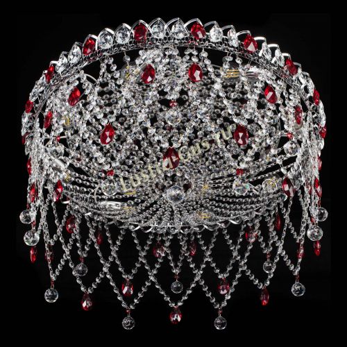 Люстра Паутинка красная в Саратове Гусь Хрустальный