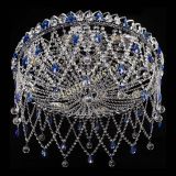 Люстра Паутинка синяя в Саратове