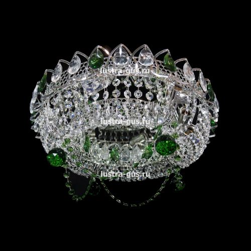 Люстра Кольцо Ожерелье Шар цветная в Саратове Гусь Хрустальный