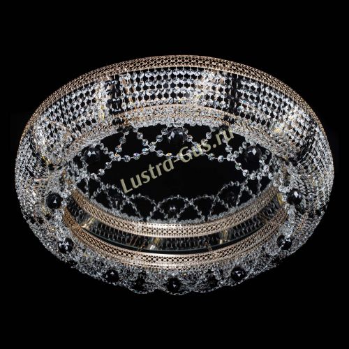 Люстра Снежинка Венеция №10 черная в Саратове Гусь Хрустальный