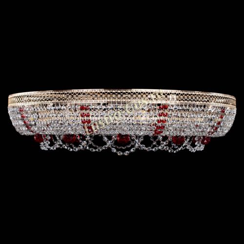 Люстра Снежинка Венеция №10 красная в Саратове Гусь Хрустальный