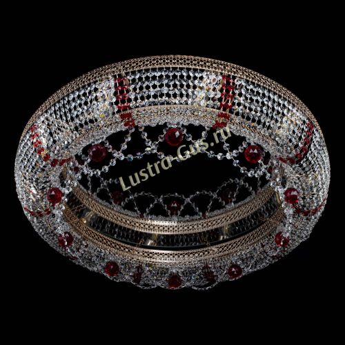 Люстра Снежинка Венеция №10 красная в Саратове Гусь Хрустальный