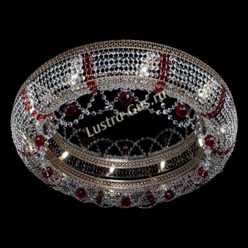 Люстра Снежинка Венеция №10 красная в Саратове Гусь Хрустальный