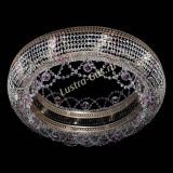 Люстра Снежинка Венеция №10 розовая в Саратове