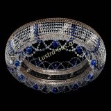 Люстра Снежинка Венеция №10 синяя в Саратове