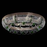 Люстра Снежинка Венеция №10 зеленая в Саратове