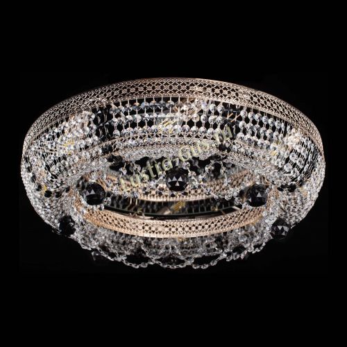 Люстра Снежинка Венеция №8 черная в Саратове Гусь Хрустальный