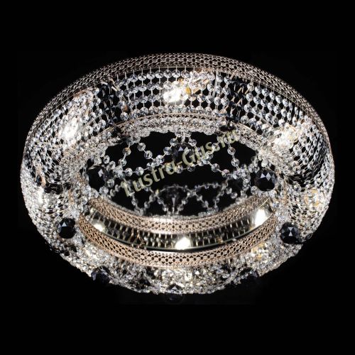 Люстра Снежинка Венеция №8 черная в Саратове Гусь Хрустальный