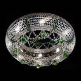 Люстра Снежинка Венеция №8 зеленая в Саратове