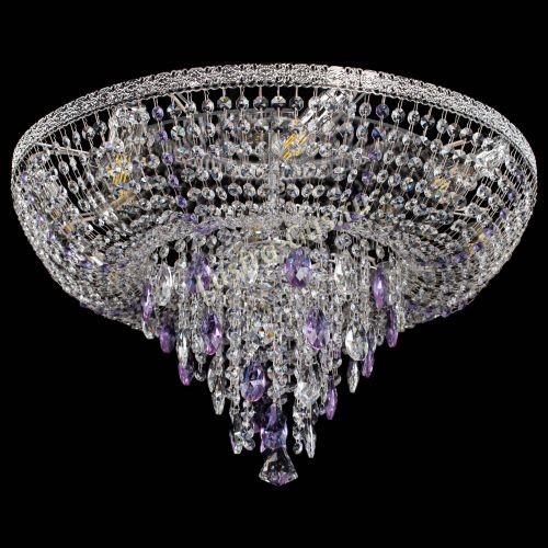 Люстра Токката Пирамида журавлик фиолетовая в Саратове Гусь Хрустальный