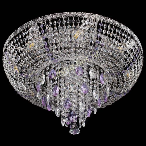 Люстра Токката Пирамида журавлик фиолетовая в Саратове Гусь Хрустальный