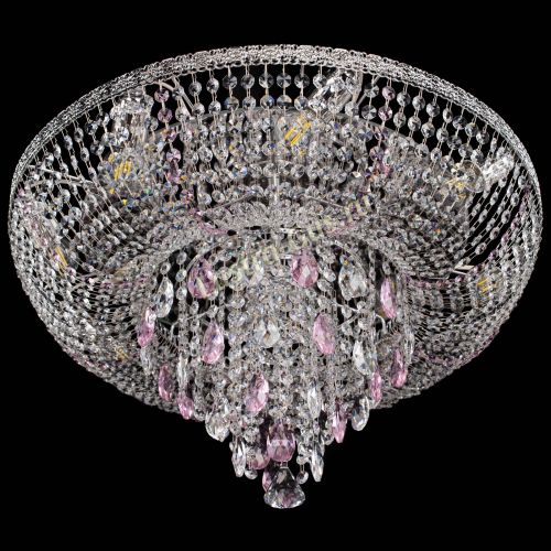 Люстра Токката Пирамида журавлик розовая в Саратове Гусь Хрустальный