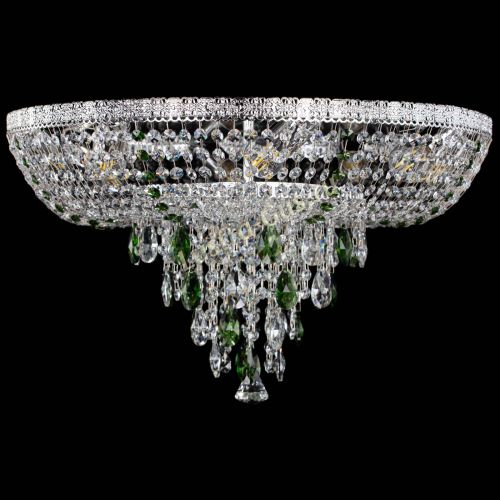 Люстра Токката Пирамида журавлик зеленая в Саратове Гусь Хрустальный