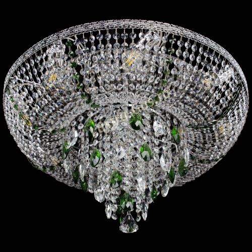 Люстра Токката Пирамида журавлик зеленая в Саратове Гусь Хрустальный