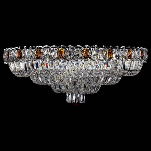 Люстра Тройное Кольцо пластинка чайная в Саратове Гусь Хрустальный