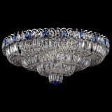 Люстра Тройное Кольцо пластинка синяя в Саратове