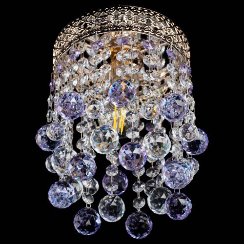 Люстра Венеция №1 шар фиолетовая в Саратове Гусь Хрустальный