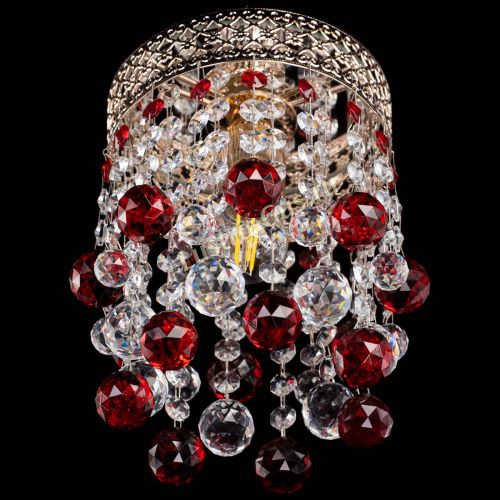 Люстра Венеция №1 шар красная в Саратове Гусь Хрустальный