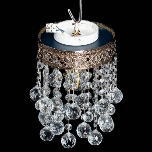 Люстра Венеция №1 шар розовая в Саратове Гусь Хрустальный