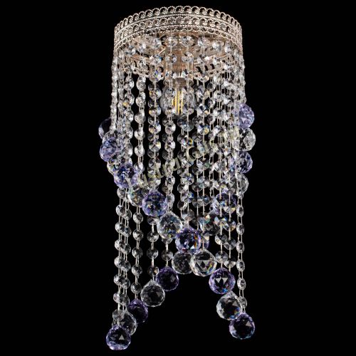 Люстра Венеция №1 Сигма фиолетовая в Саратове Гусь Хрустальный