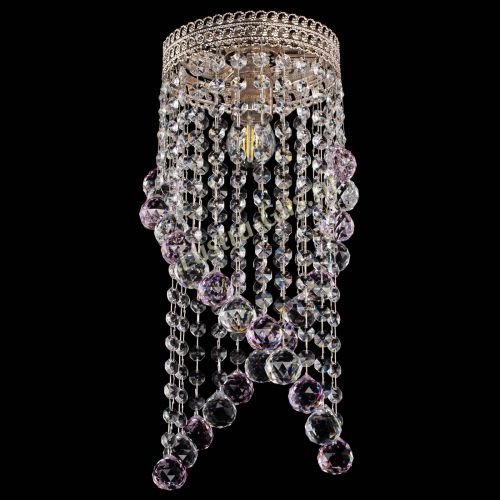 Люстра Венеция №1 Сигма розовая в Саратове Гусь Хрустальный