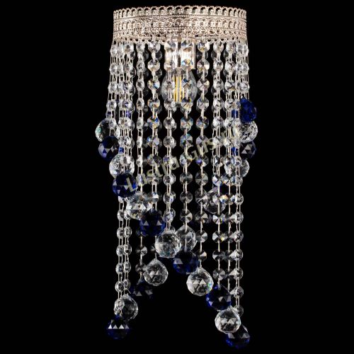 Люстра Венеция №1 Сигма синяя в Саратове Гусь Хрустальный