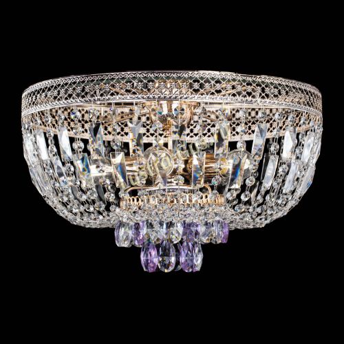 Люстра Венеция Астра фиолетовая №5 в Саратове Гусь Хрустальный