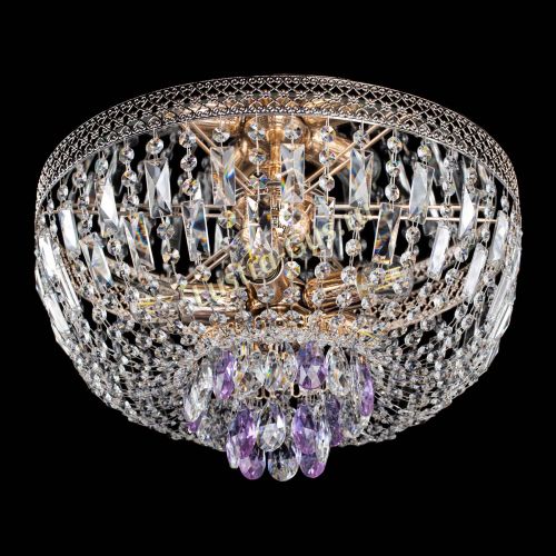 Люстра Венеция Астра фиолетовая №5 в Саратове Гусь Хрустальный