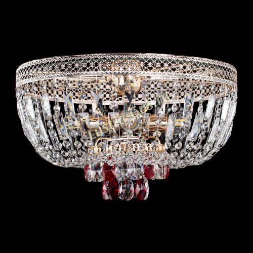 Люстра Венеция Астра красная №5 в Саратове Гусь Хрустальный