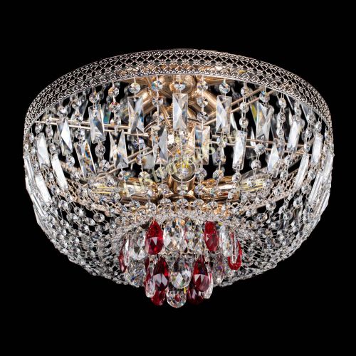 Люстра Венеция Астра красная №5 в Саратове Гусь Хрустальный