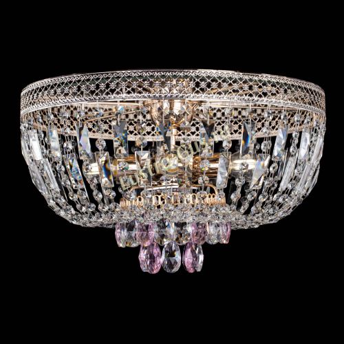 Люстра Венеция Астра розовая №5 в Саратове Гусь Хрустальный