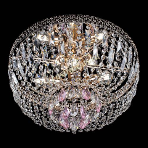 Люстра Венеция Астра розовая №5 в Саратове Гусь Хрустальный
