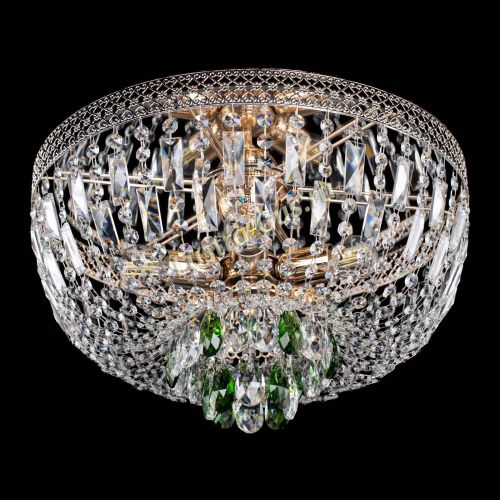 Люстра Венеция Астра зеленая №5 в Саратове Гусь Хрустальный