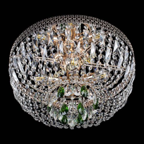 Люстра Венеция Астра зеленая №5 в Саратове Гусь Хрустальный