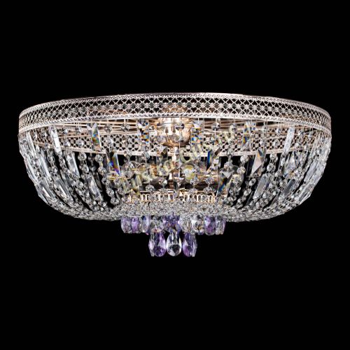 Люстра Венеция Астра №6 фиолетовая в Саратове Гусь Хрустальный