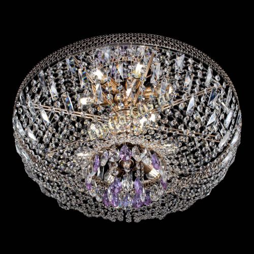 Люстра Венеция Астра №6 фиолетовая в Саратове Гусь Хрустальный