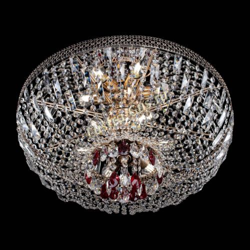 Люстра Венеция Астра №6 красная в Саратове Гусь Хрустальный