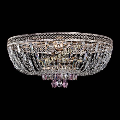 Люстра Венеция Астра №6 розовая в Саратове Гусь Хрустальный