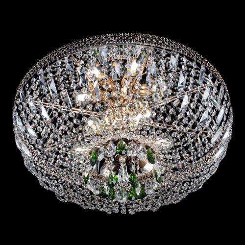 Люстра Венеция Астра №6 зеленая в Саратове Гусь Хрустальный