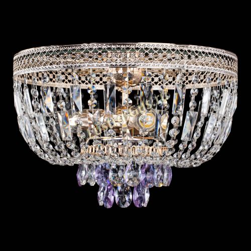 Люстра Венеция Астра №3 фиолетовая в Саратове Гусь Хрустальный