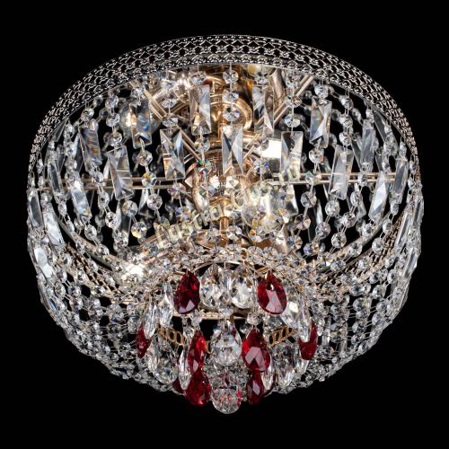 Люстра Венеция Астра №3 красная в Саратове Гусь Хрустальный