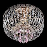 Люстра Венеция Астра №3 розовая в Саратове