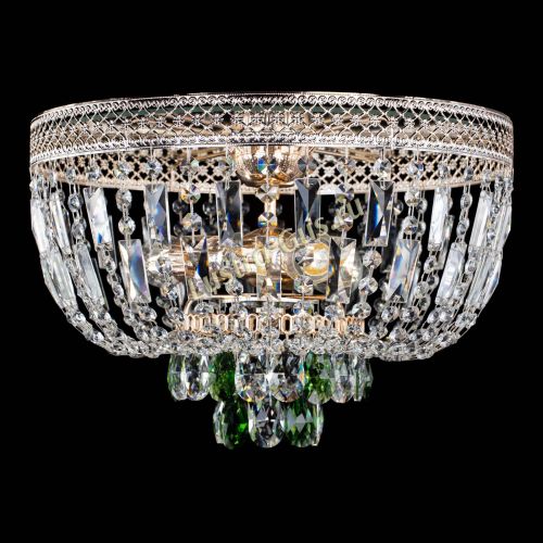 Люстра Венеция Астра №3 зеленая в Саратове Гусь Хрустальный