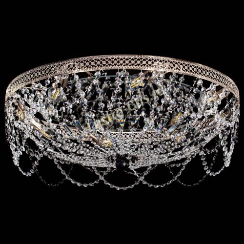 Люстра Венеция Ажур черная в Саратове Гусь Хрустальный