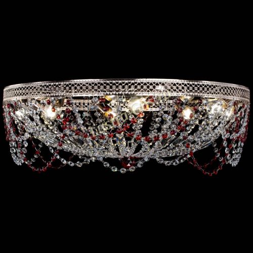 Люстра Венеция Ажур красная в Саратове Гусь Хрустальный