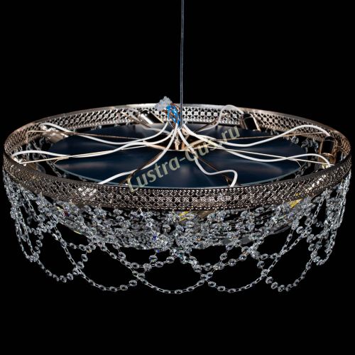 Люстра Венеция Ажур розовая в Саратове Гусь Хрустальный