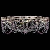 Люстра Венеция Ажур розовая в Саратове