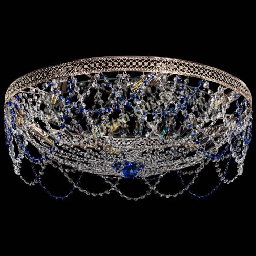 Люстра Венеция Ажур синяя в Саратове Гусь Хрустальный