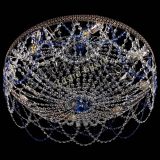 Люстра Венеция Ажур синяя в Саратове