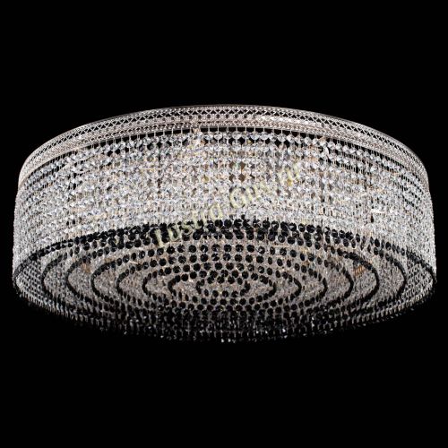 Люстра Венеция Капель №10 оптикон черная в Саратове Гусь Хрустальный